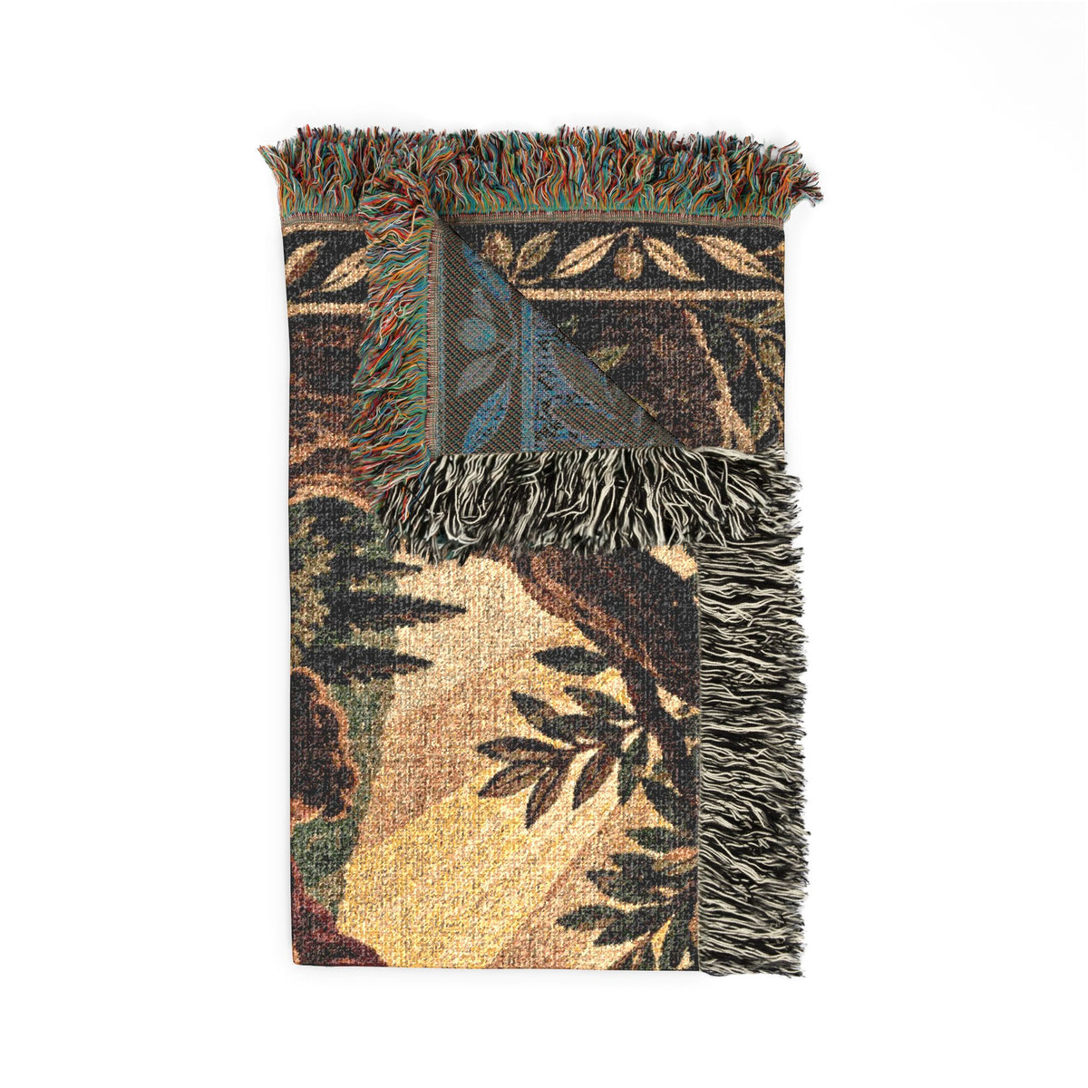 Religious Woven Blanket — 'Let The Children Come To Me' Jesus Throw